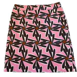 MILLY Floral A-Line Skirt 10